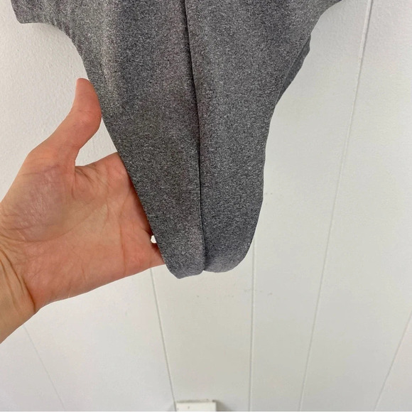 MONAT GEAR  Shampoo Dealer Bodysuit Size Large Gray Heathered Brazilian Cut - Picture 8 of 15